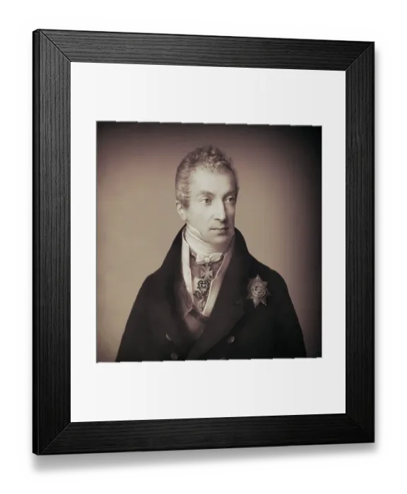 Framed Print : Portrait of Prince Klemens Wenzel von Metternich