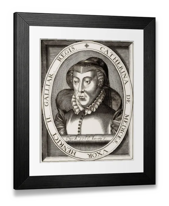 Framed Print : Catherine de Medici, 1519 - 1589 Framed Print : Catherine de Medici, 1519 - 1589