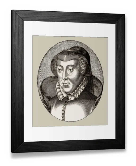 Framed Print : Catherine de Medici, 1519 - 1589 Framed Print : Catherine de Medici, 1519 - 1589