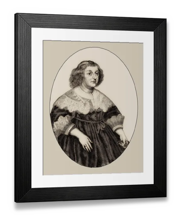 Framed Print : Marie de Medici, 1575 - 1642