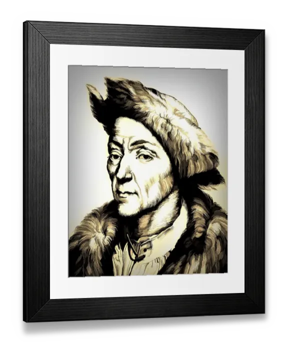 Framed Print : Portrait of Jakob Fugger, 1459
