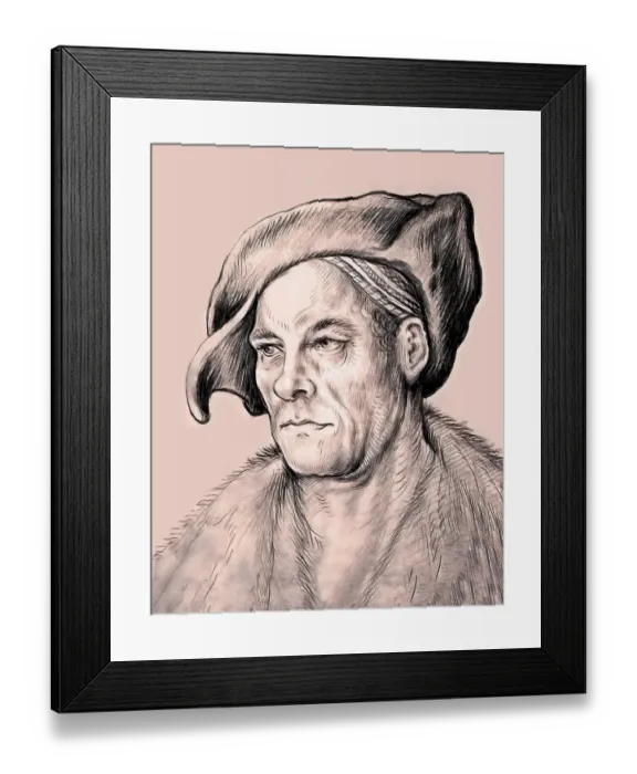 Framed Print : Portrait of Jakob Fugger, 1459 Framed Print : Portrait of Jakob Fugger, 1459