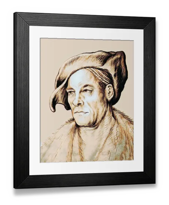 Framed Print : Portrait of Jakob Fugger, 1459