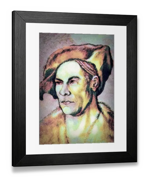 Framed Print : Portrait of Jakob Fugger, 1459 Framed Print : Portrait of Jakob Fugger, 1459