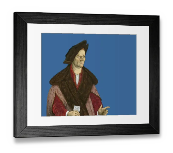 Framed Print : Portrait of Jakob Fugger, 1459