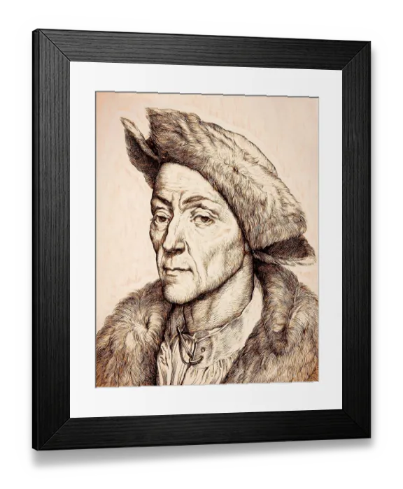 Framed Print : Portrait of Jakob Fugger, 1459