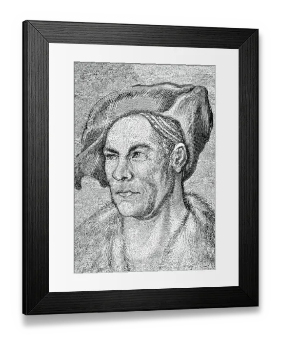 Framed Print : Portrait of Jakob Fugger, 1459 Framed Print : Portrait of Jakob Fugger, 1459