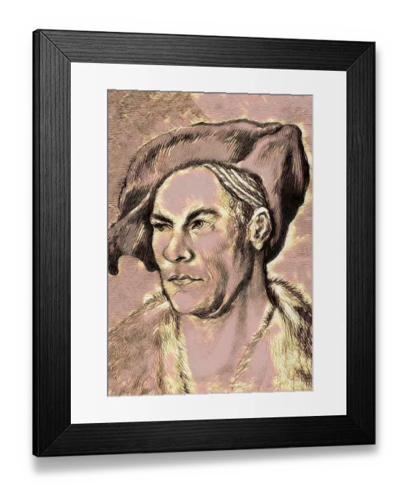 Framed Print : Portrait of Jakob Fugger, 1459