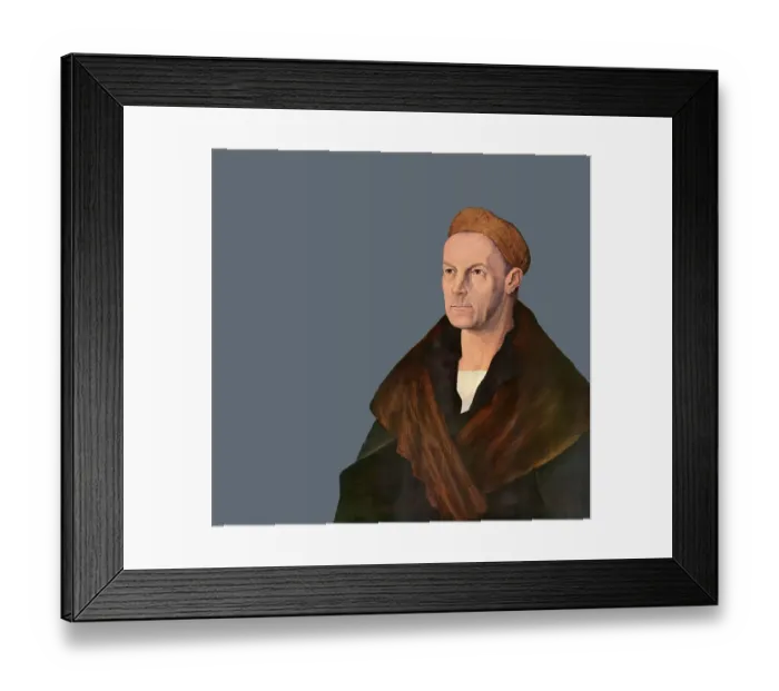 Framed Print : Portrait of Jakob Fugger, 1459
