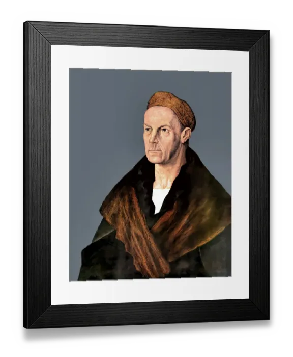Framed Print : Portrait of Jakob Fugger, 1459 Framed Print : Portrait of Jakob Fugger, 1459