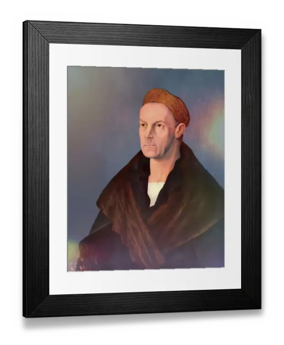 Framed Print : Portrait of Jakob Fugger, 1459