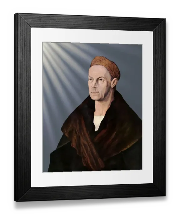 Framed Print : Portrait of Jakob Fugger, 1459