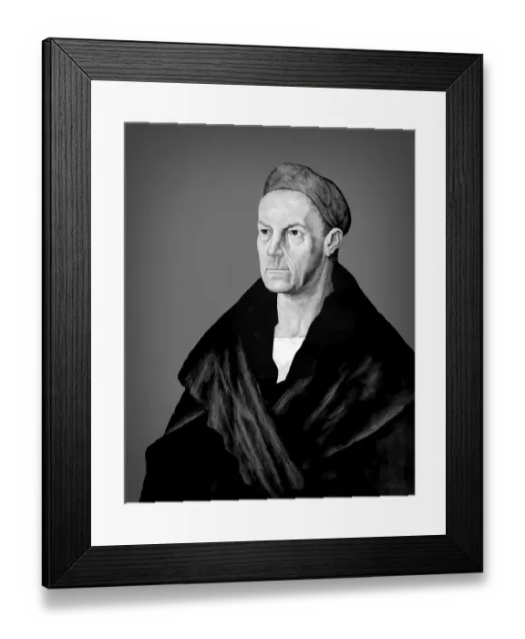 Framed Print : Portrait of Jakob Fugger, 1459 Framed Print : Portrait of Jakob Fugger, 1459