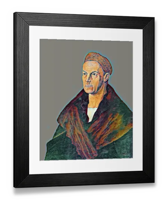 Framed Print : Portrait of Jakob Fugger, 1459 Framed Print : Portrait of Jakob Fugger, 1459