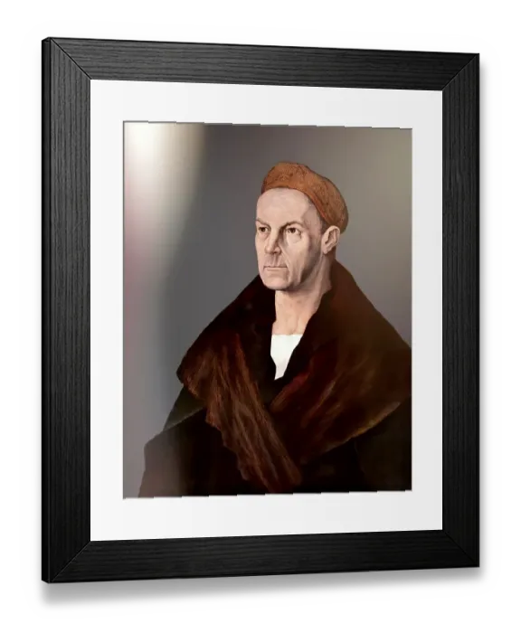 Framed Print : Portrait of Jakob Fugger, 1459 Framed Print : Portrait of Jakob Fugger, 1459