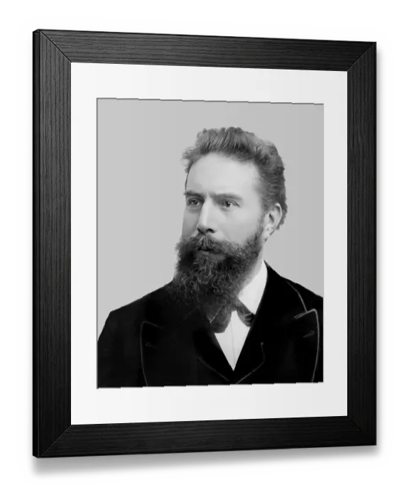 Framed Print : Portrait of Wilhelm Conrad Roentgen Framed Print : Portrait of Wilhelm Conrad Roentgen