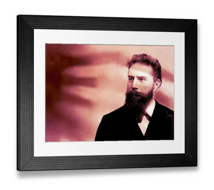 Framed Print : Wilhelm Conrad Roentgen, 1845 - 1923