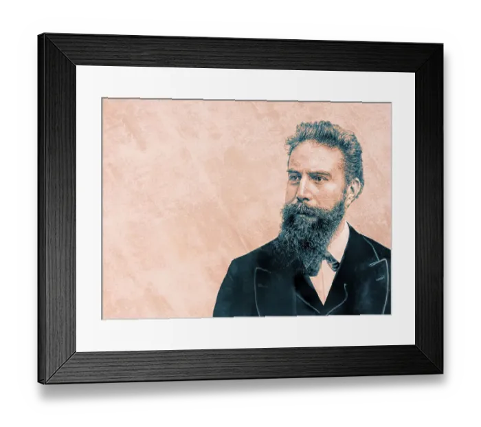 Framed Print : Wilhelm Conrad Roentgen, 1845 - 1923 Framed Print : Wilhelm Conrad Roentgen, 1845 - 1923