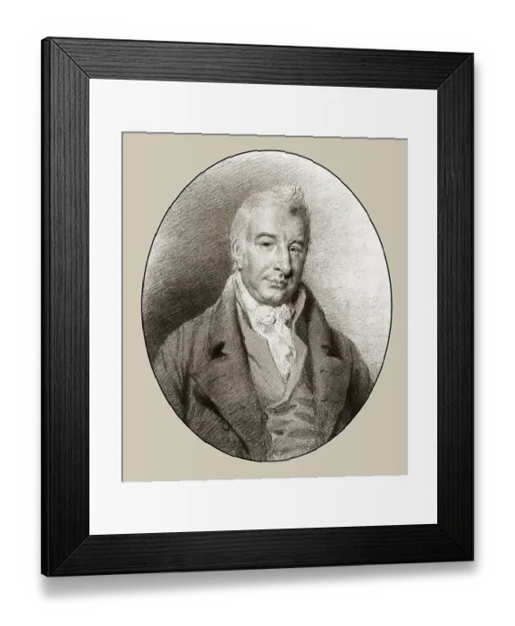 Framed Print : John Ferriar, 1761 - 1815, Scottish physician and a poet Framed Print : John Ferriar, 1761 - 1815, Scottish physician and a poet