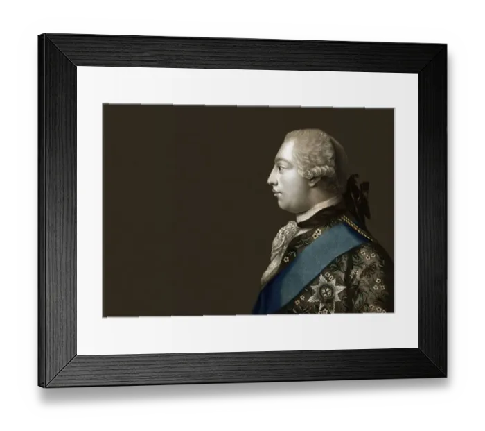 Framed Print : King George III or George William Frederick Framed Print : King George III or George William Frederick