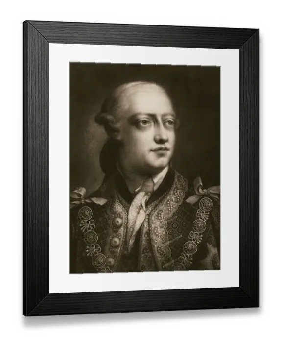 Framed Print : King George III or George William Frederick Framed Print : King George III or George William Frederick
