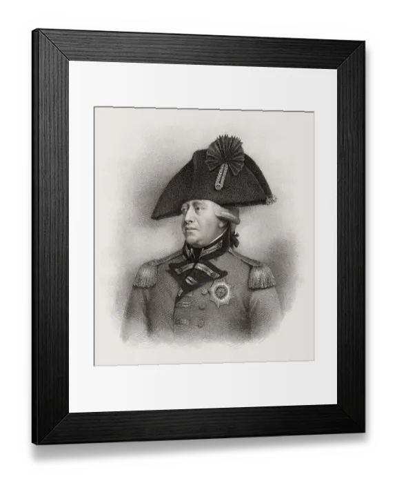 Framed Print : King George III or George William Frederick