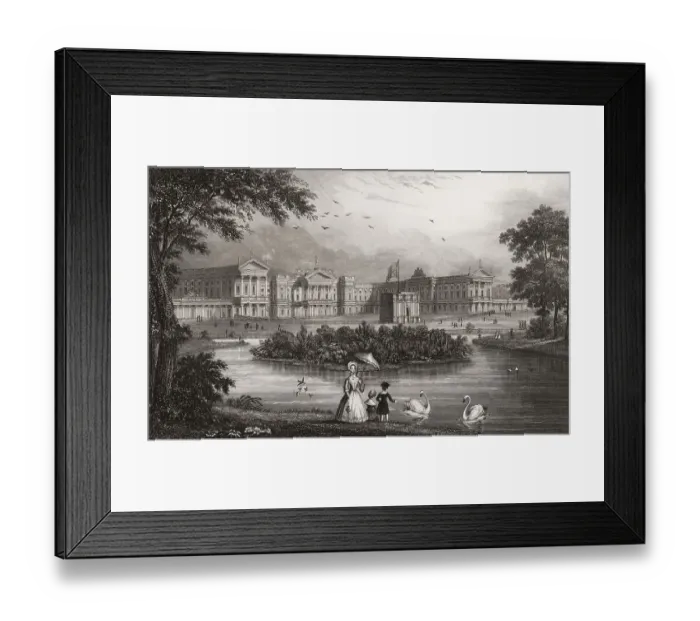 Framed Print : St James's Park, Buckingham Palace Framed Print : St James's Park, Buckingham Palace
