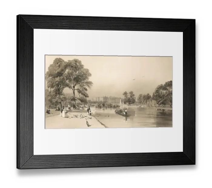 Framed Print : St James's Park, Buckingham Palace