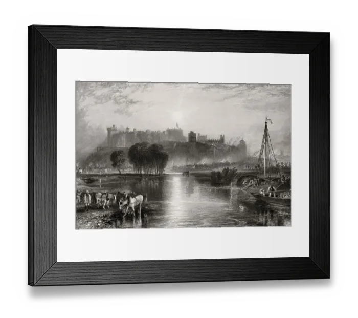 Framed Print : Windsor Castle, 1831, royal residence at Windsor Framed Print : Windsor Castle, 1831, royal residence at Windsor