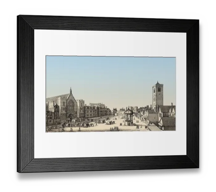 Framed Print : Old view of Westminster, London Framed Print : Old view of Westminster, London