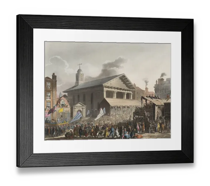 Framed Print : Covent Garden market, London, after Ackermann Framed Print : Covent Garden market, London, after Ackermann