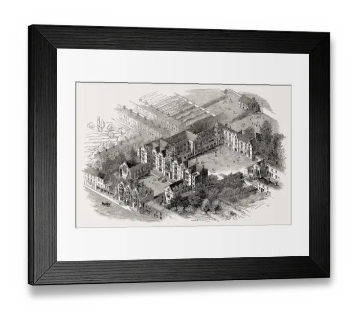 Framed Print : The Wesleyan College, Westminster