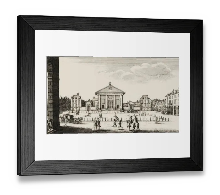 Framed Print : Square before the market hall, Covent Garden Framed Print : Square before the market hall, Covent Garden