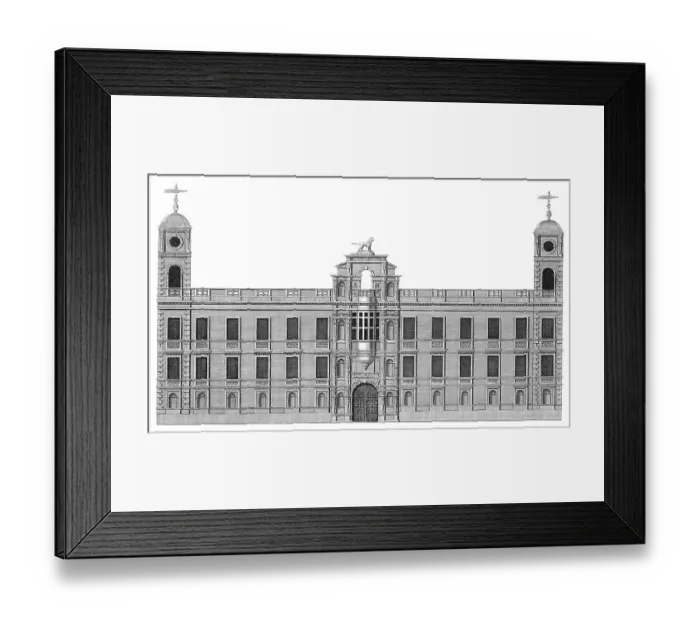 Framed Print : The Strand front of Northumberland House