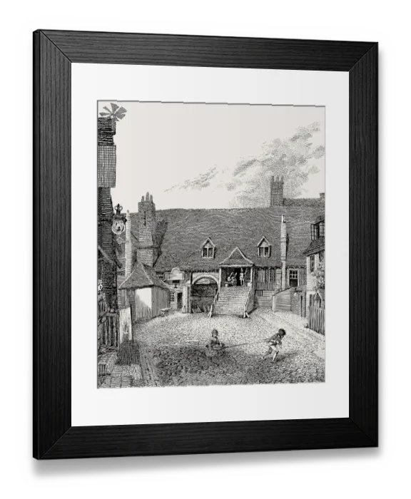 Framed Print : The Guard Room, Scotland Yard, Westminster