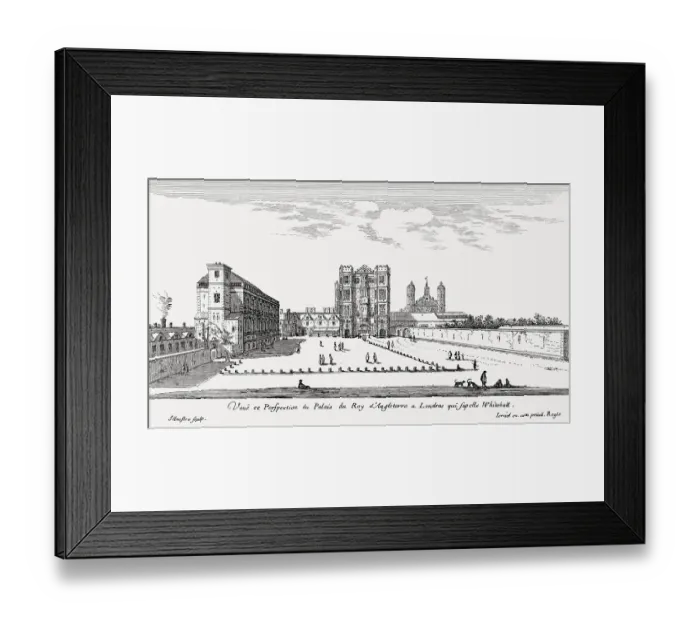 Framed Print : Old Whitehall palace, Westminster