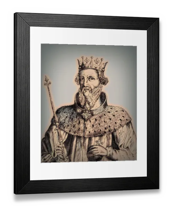 Framed Print : Henry I, c. 1068 - 1135, also known as Henry Beauclerc Framed Print : Henry I, c. 1068 - 1135, also known as Henry Beauclerc
