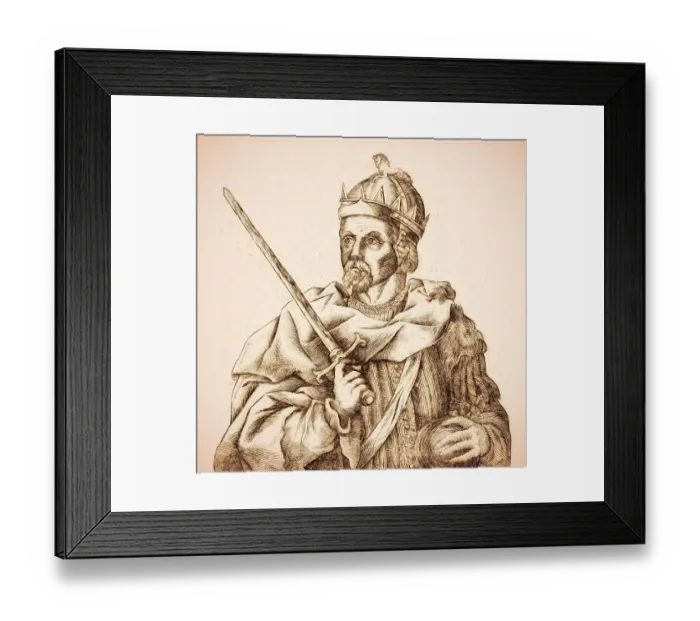 Framed Print : Henry II or as Henry Curtmantle Framed Print : Henry II or as Henry Curtmantle