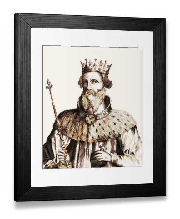 Framed Print : Henry I, c. 1068 - 1135, also known as Henry Beauclerc Framed Print : Henry I, c. 1068 - 1135, also known as Henry Beauclerc