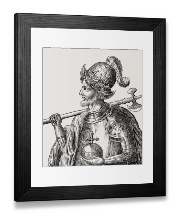 Framed Print : Stephen of Blois, 1097, 1154, king of England from 1135 to 1154 Framed Print : Stephen of Blois, 1097, 1154, king of England from 1135 to 1154