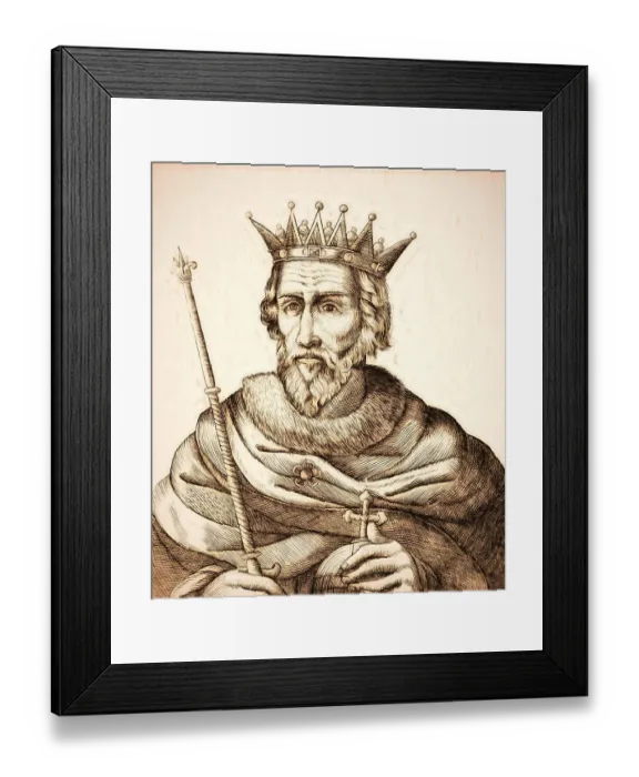 Framed Print : William II or William Rufus, 1056