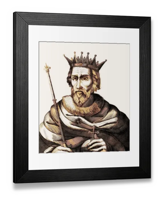 Framed Print : William II or William Rufus, 1056