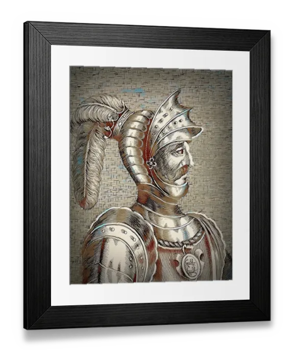 Framed Print : William I, ca. 1028, 1087, known as William the Conqueror