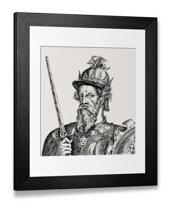 Framed Print : William I, ca. 1028, 1087, known as William the Conqueror Framed Print : William I, ca. 1028, 1087, known as William the Conqueror