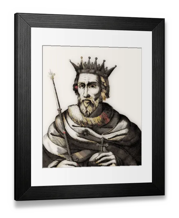 Framed Print : William II or William Rufus, 1056