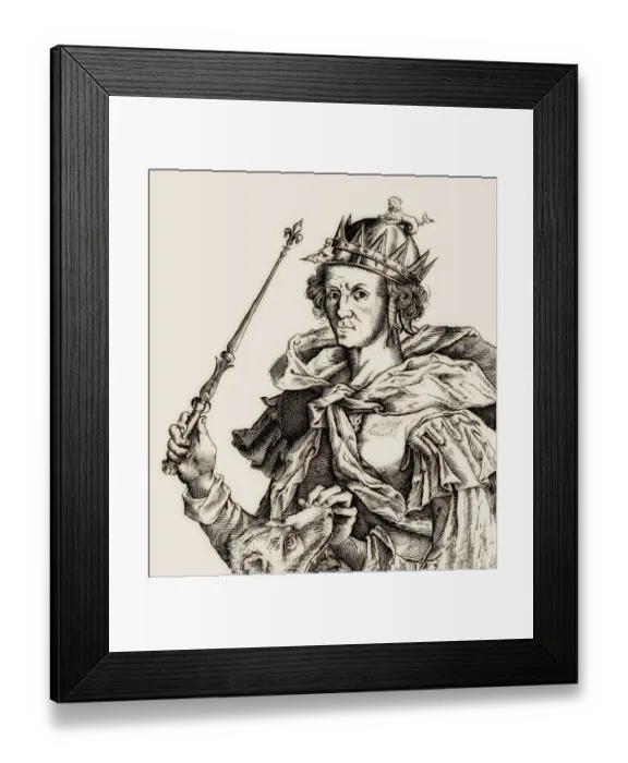 Framed Print : Richard I or Richard the Lionheart Framed Print : Richard I or Richard the Lionheart