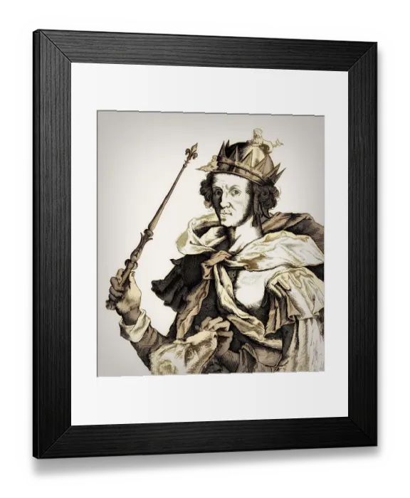 Framed Print : Richard I or Richard the Lionheart