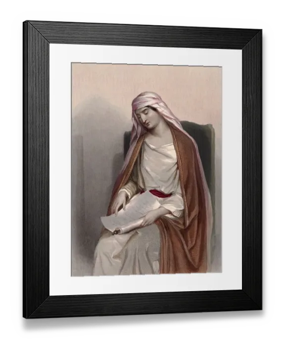 Framed Print : Anna The Prophet, Gospel of Luke