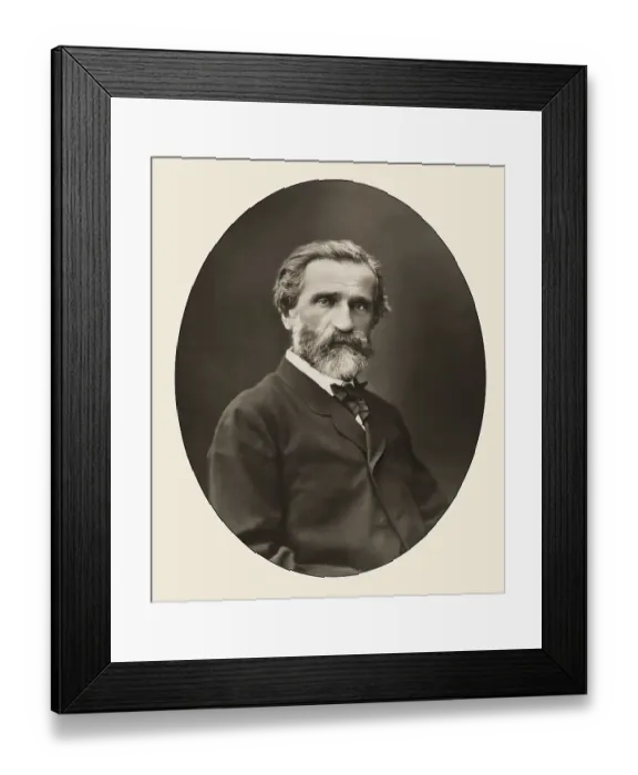 Framed Print : Giuseppe Fortunino Francesco Verdi