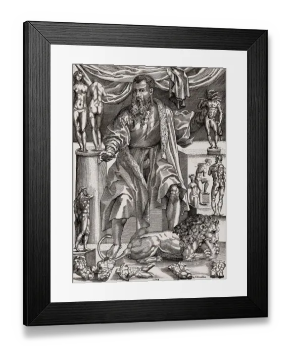 Framed Print : Baccio Bandinelli, 1493 -1560, Italian sculptor Framed Print : Baccio Bandinelli, 1493 -1560, Italian sculptor
